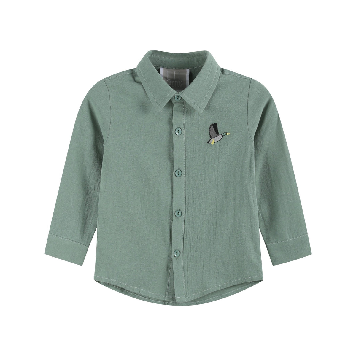 Sage Green Mallard Boys Dress Shirt 6Y Sage Green Mallard Boys Dress Shirt 6Y