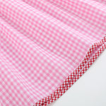 Pink Gingham Crawfish Smocked Bishop Dress