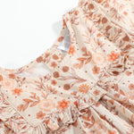 Brown Floral Tunic and Leggings Set