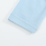 Blue Smocked Knit ABC School Dress
