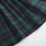 Blue, Green Red Plaid Christmas Santa Smocked Bishop Dress