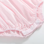 Pink Christmas Smocked Romper