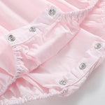 Pink Christmas Smocked Romper