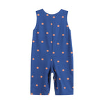 Blue Pumpkin Print Knit Smocked Longalls
