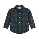 Blue, Green Red Plaid Dress Shirt