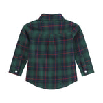 Blue, Green Red Plaid Dress Shirt