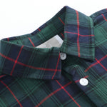 Blue, Green Red Plaid Dress Shirt