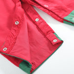 Red Corduroy Christmas Smocked Longall
