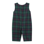Blue, Green Red Plaid Christmas Santa Smocked Longall