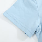 Blue Smocked ABC School Shirt and Shorts Set
