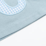 Blue ABC School Shirt and Shorts Set