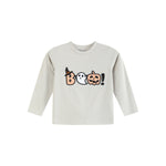 Gray Boo Applique Shirt and Pants Set