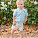 Light Blue Golf Hole Polo Shirt