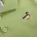 Sage Green Mallard Polo Shirt