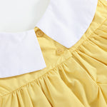 Golden Wheat Pumpkin Collared Dress