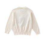 Cream Sparkly Bow Sweater