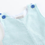 Aqua Striped Gator Shortall - Lil Cactus