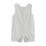 Big Mouth Bass Khaki Shortalls - Lil Cactus