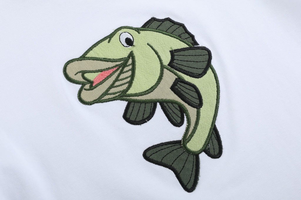 Big Mouth Bass Khaki Tee and Shorts Set - Lil Cactus