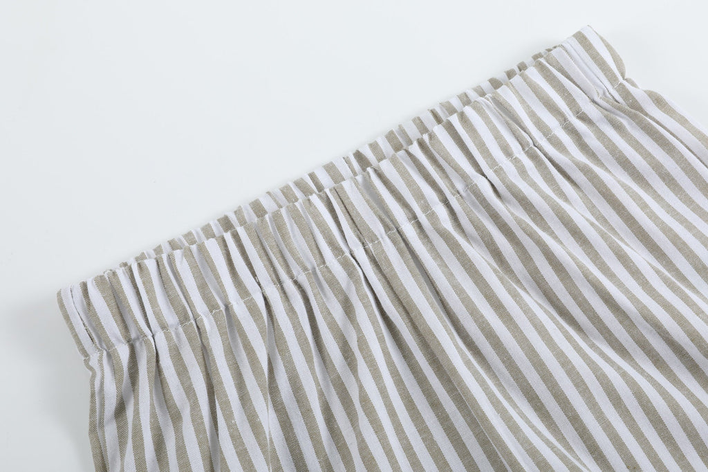 Big Mouth Bass Khaki Tee and Shorts Set - Lil Cactus