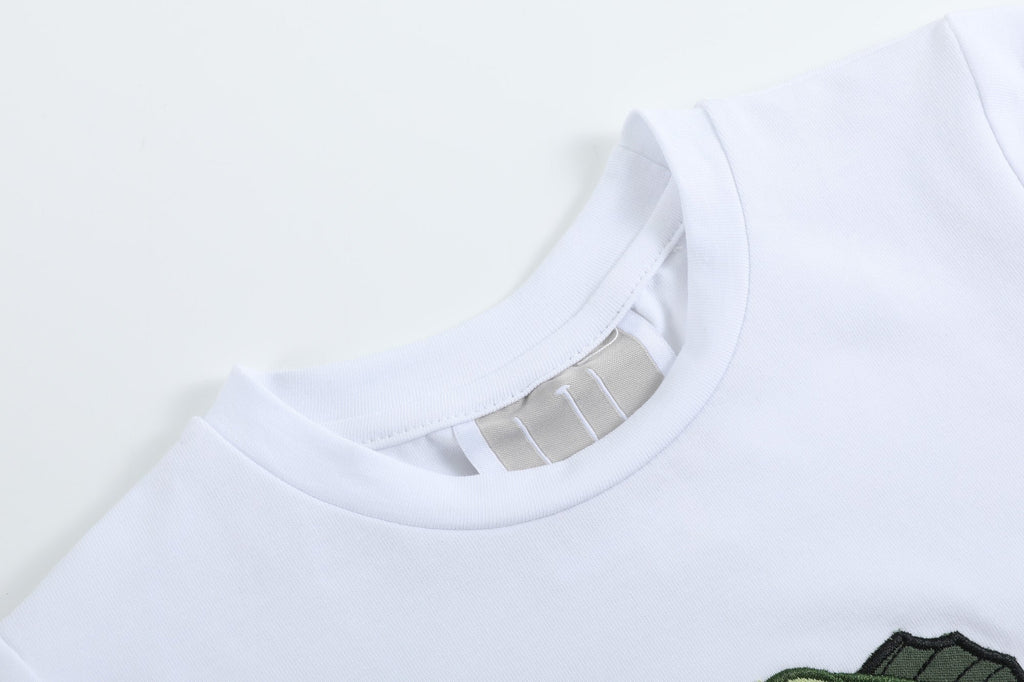 Big Mouth Bass Khaki Tee and Shorts Set - Lil Cactus