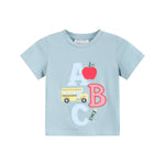 Blue ABC School Shirt and Shorts Set - Lil Cactus