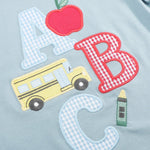 Blue ABC School Shirt and Shorts Set - Lil Cactus
