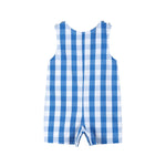 Blue Big Check Shortalls - Lil Cactus