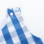 Blue Big Check Shortalls - Lil Cactus