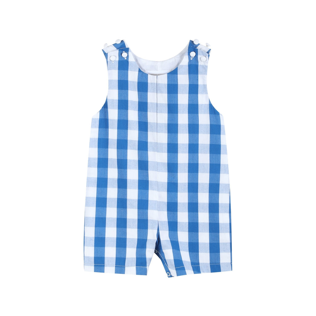 Blue Big Check Shortalls - Lil Cactus