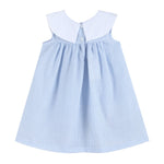 Blue Bunnies Seersucker Yoke Dress - Lil Cactus