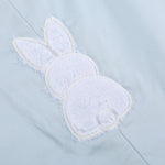 Blue Fuzzy Bunny Overalls - Lil Cactus