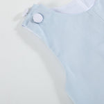 Blue Fuzzy Bunny Overalls - Lil Cactus