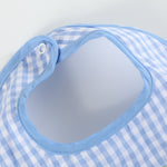 Blue Gingham 'Birthday Boy' Bib - Lil Cactus