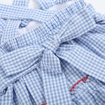 Blue Gingham Crawfish Layered Sundress - Lil Cactus