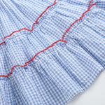 Blue Gingham Crawfish Layered Sundress - Lil Cactus