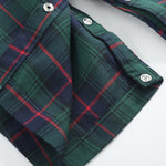 Blue, Green Red Plaid Christmas Santa Smocked Longall - Lil Cactus