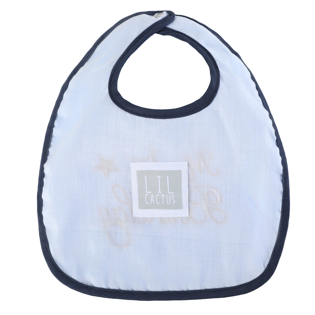 Blue 'My 1st Birthday' Bib - Lil Cactus