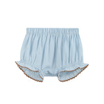 Blue Pumpkin Smocked Dress and Bloomers Set - Lil Cactus