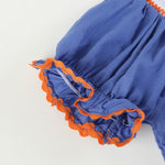 Blue Pumpkin Sunflower Smocked Bishop Dress - Lil Cactus