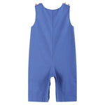 Blue Pumpkin Sunflower Smocked Overalls - Lil Cactus