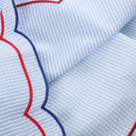 Blue Seersucker USA Flag Dress - Lil Cactus