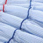 Blue Seersucker USA Flag Layered Sundress - Lil Cactus