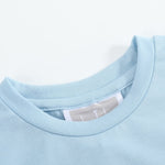 Blue Smocked ABC School Shirt and Shorts Set - Lil Cactus