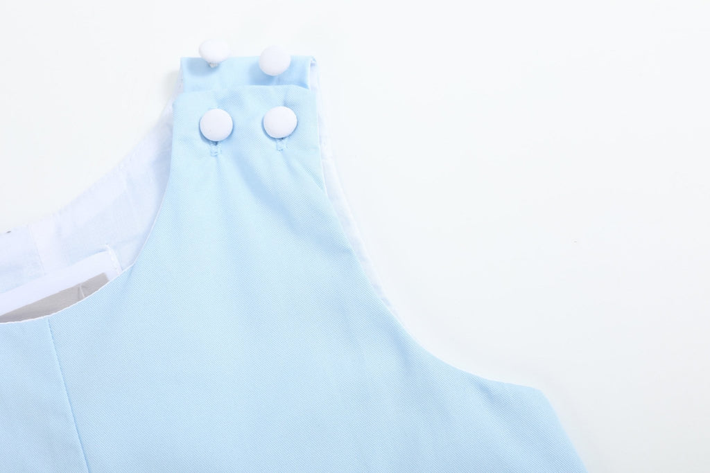 Blue Whale Applique Shortalls - Lil Cactus