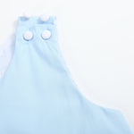 Blue Whale Applique Shortalls - Lil Cactus