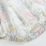 Bouquet Floral Smocked Flutter Romper - Lil Cactus