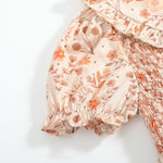 Brown Floral Collared Dress - Lil Cactus