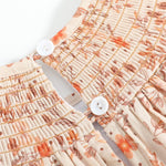 Brown Floral Smocked Bishop Dress - Lil Cactus