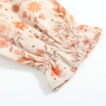 Brown Floral Tunic and Leggings Set - Lil Cactus